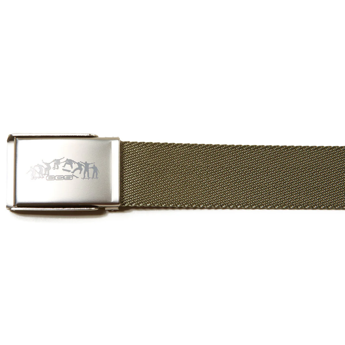 CCS Silver Kickflip Buckle Belt - Olive - Image 3