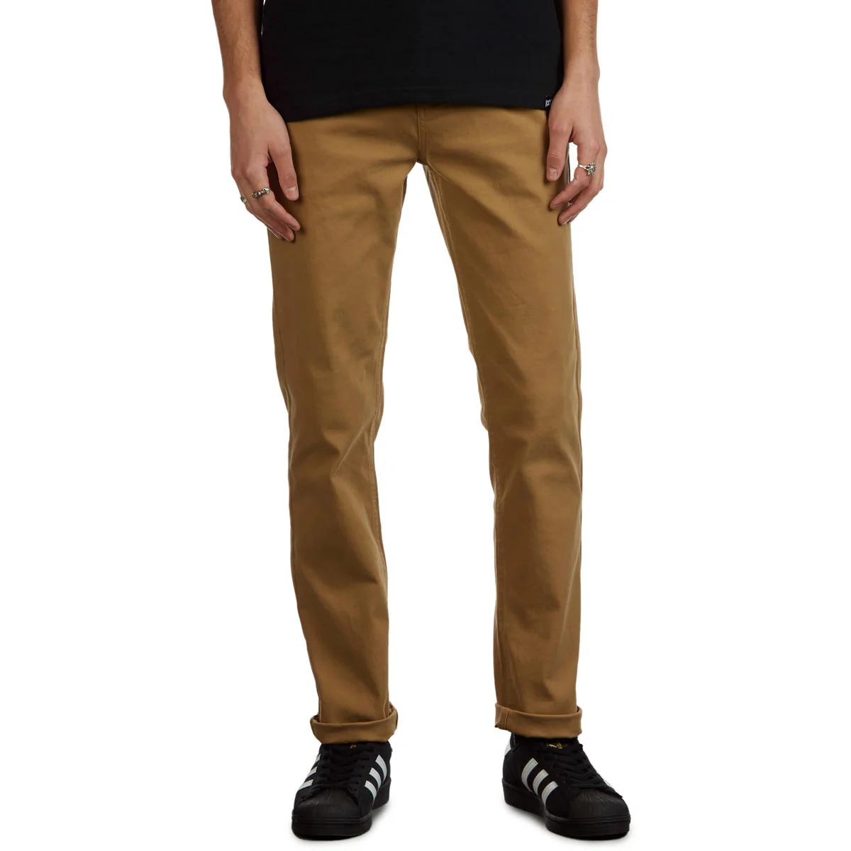 CCS Slim Stretch Chino Pants - Khaki - Image 4