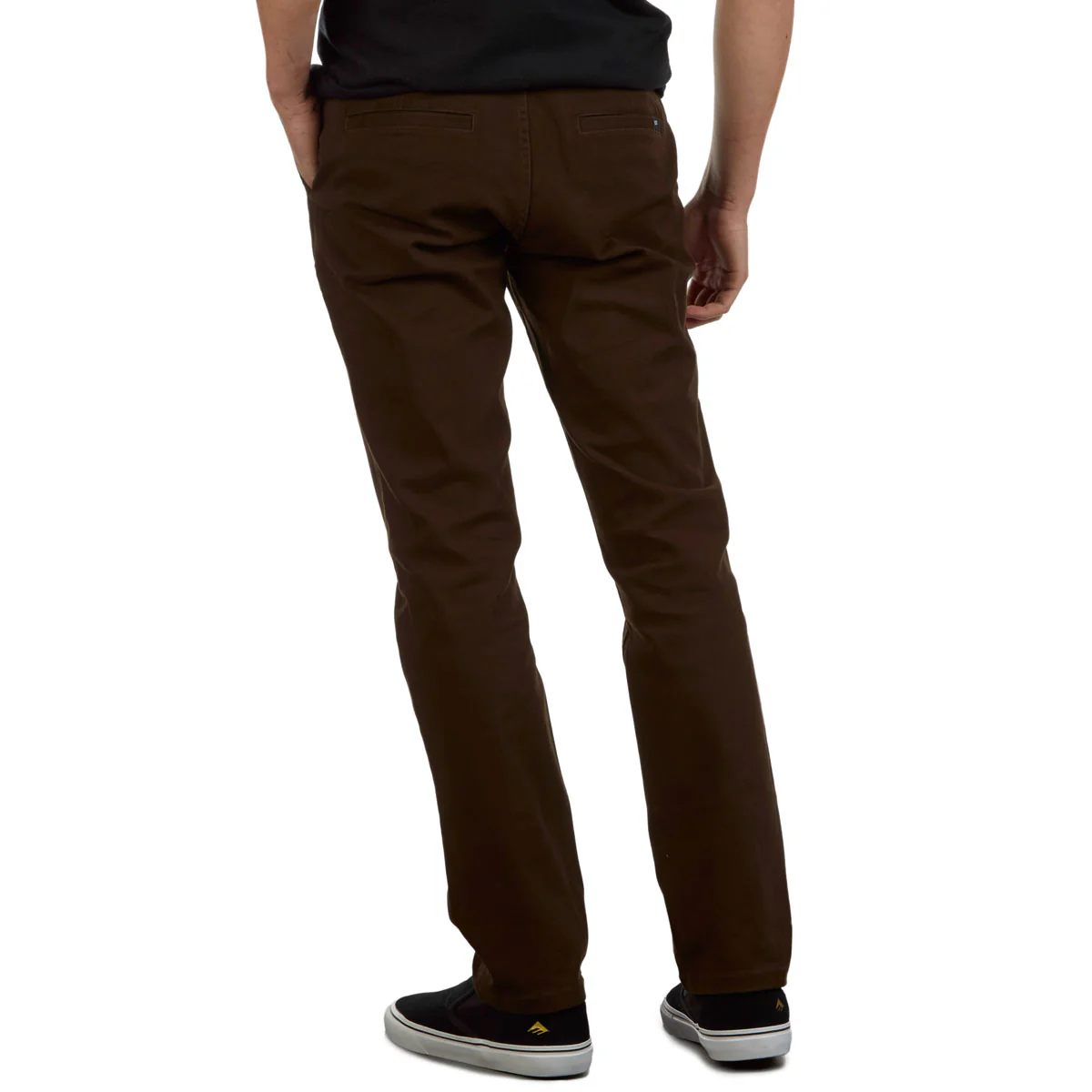 CCS Straight Stretch Chino Pants - Brown - Image 3