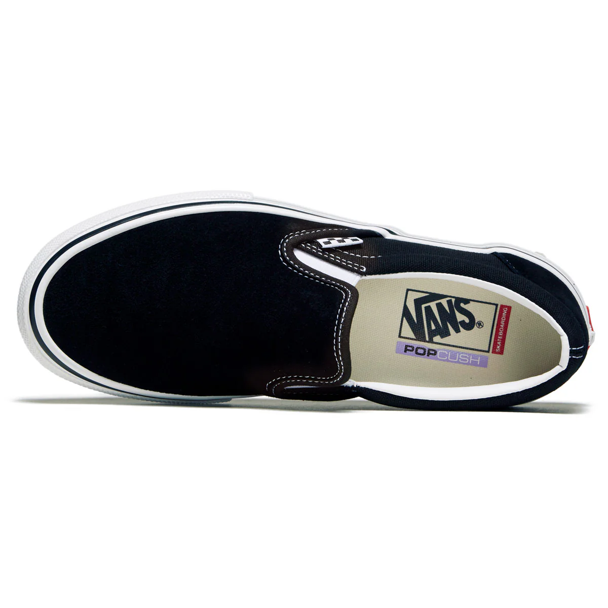 Vans Skate Slip-on Shoes - Black/White - Image 3